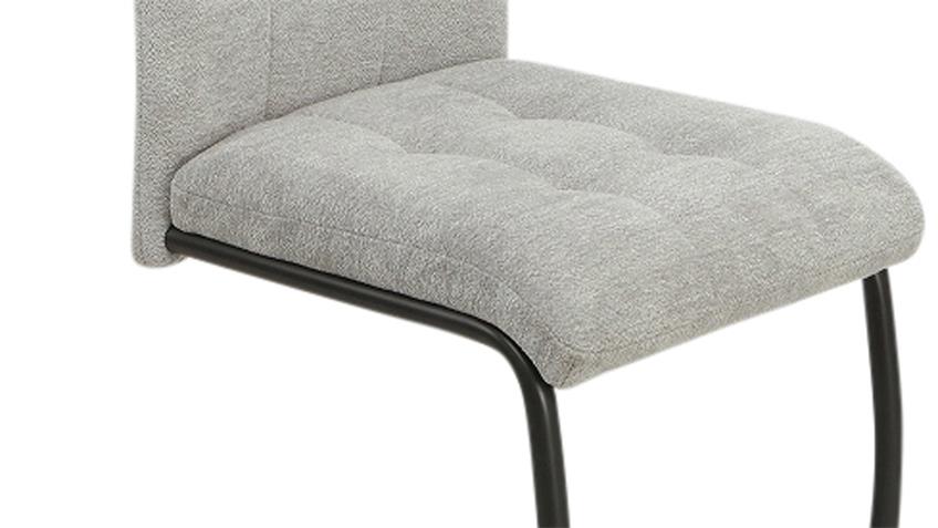 KALA szék, buklé szövet, fekete láb"k"