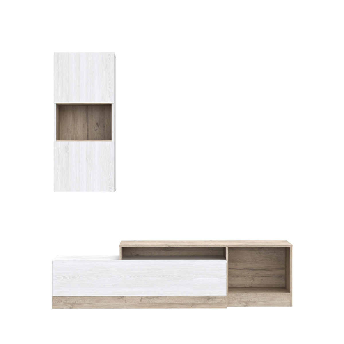Bodil nappali szekrény, Bianco tölgy-havas oak"k"