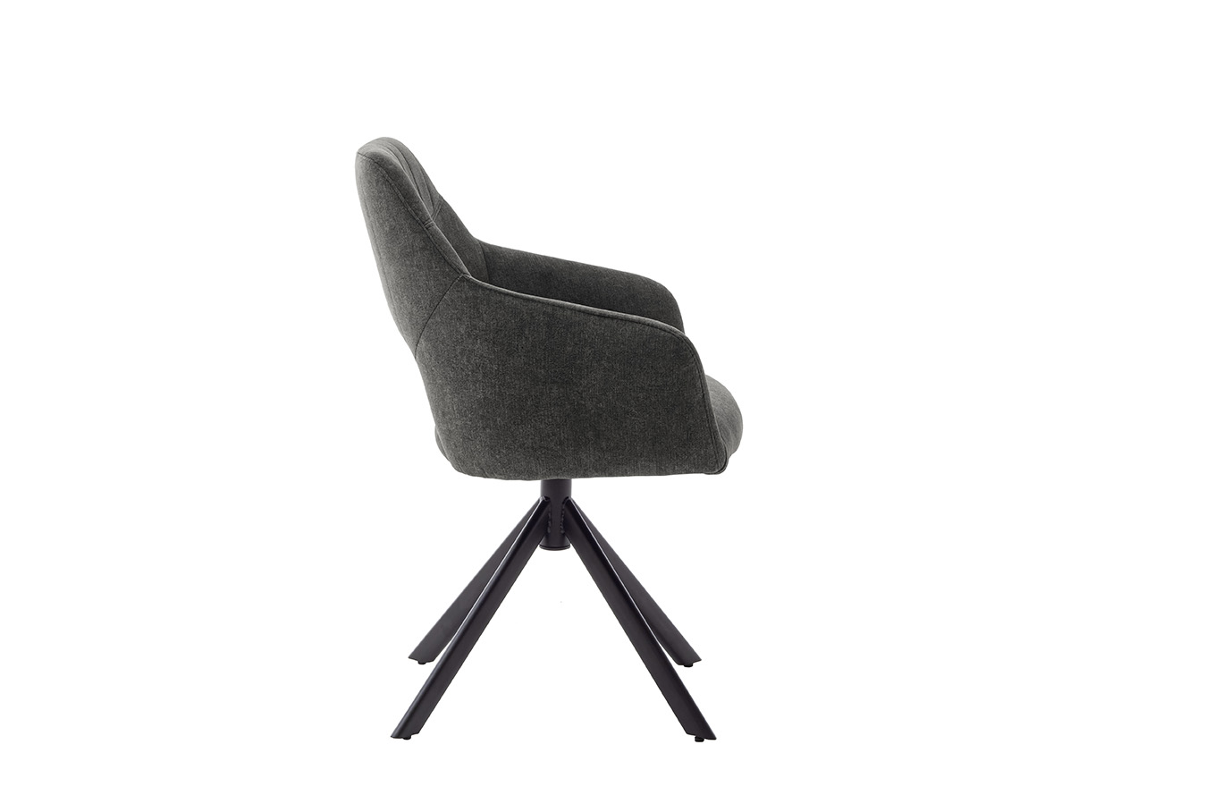 Morlee szék, kifordulós üléssel, fekete lábbal