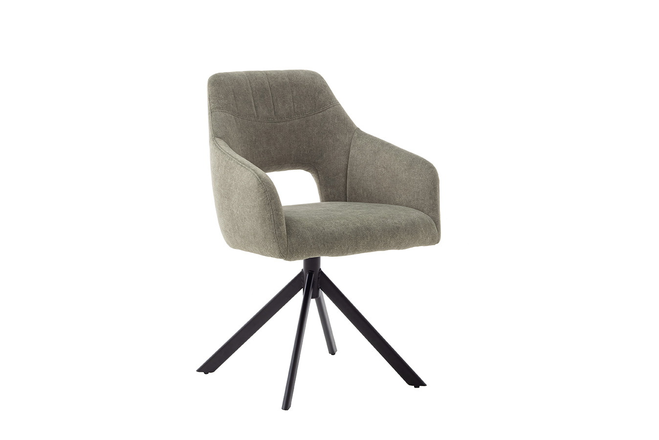 Morlee szék, kifordulós üléssel, fekete lábbal