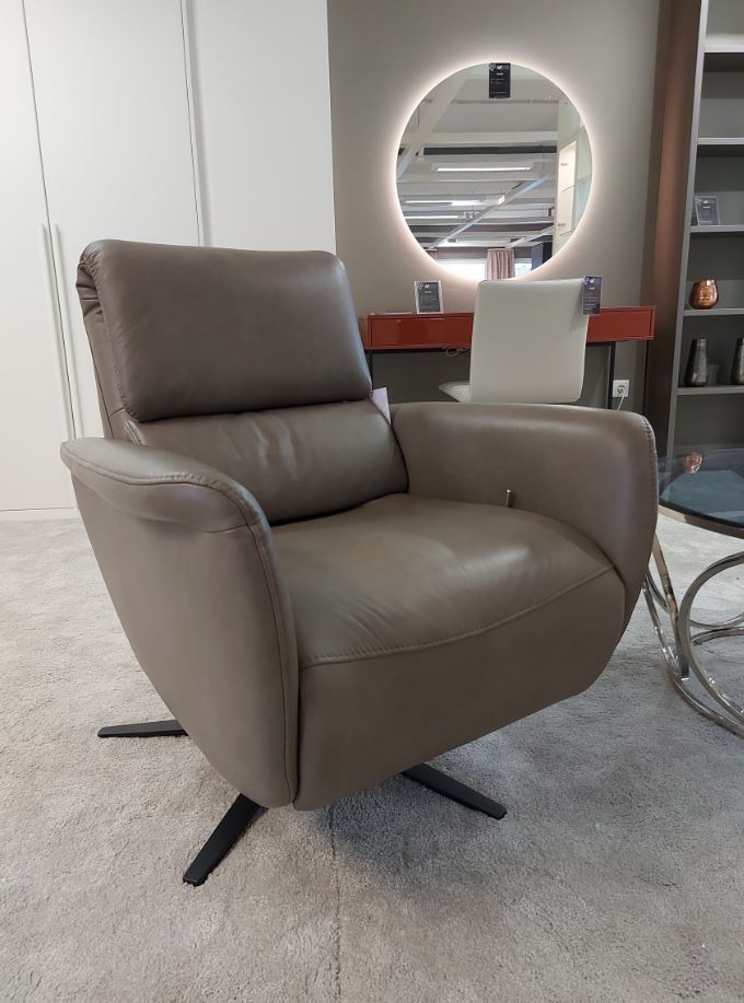 Primavera bőr relax ülőgarnitúra + LC bőr relax fotel