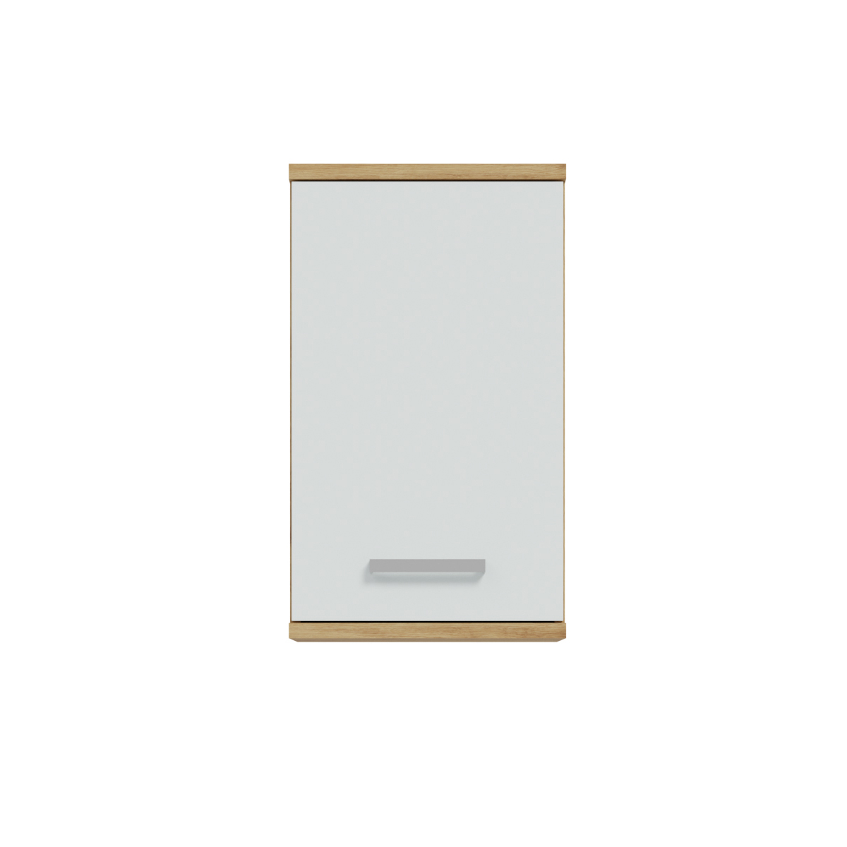 Feris fürdőszobai faliszekrény, 1 ajtós, világos szürke/Artisan tölgy  40,2x68,8x29cm