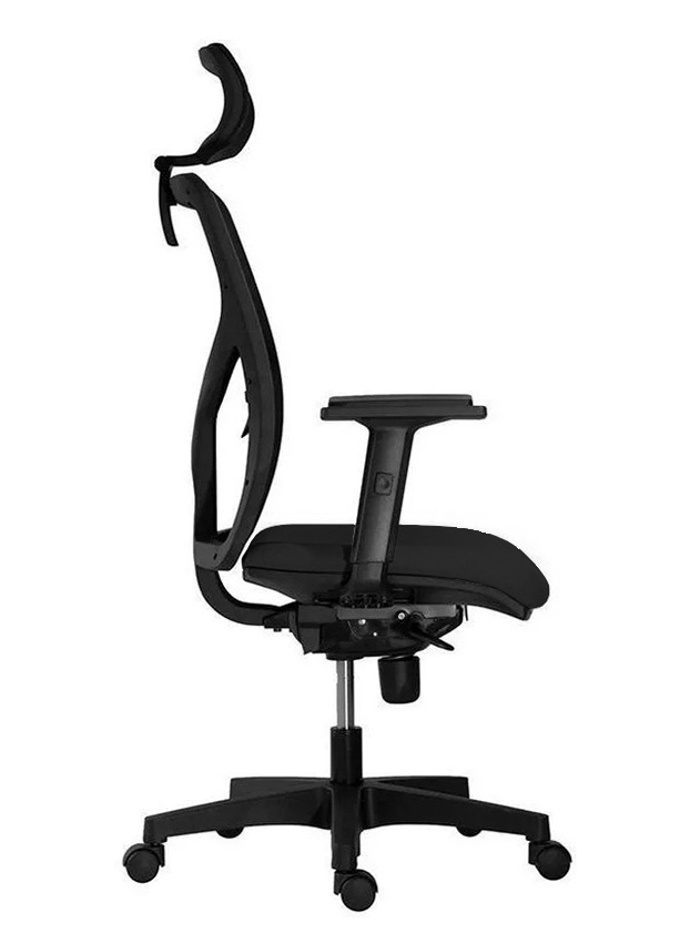 Sloan forgószék + MemoTouch ülés+fejtámla, fekete