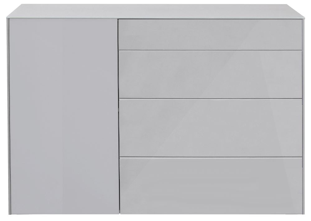 Image komód üveg front,üveg tetőlap 131x89x42cm
