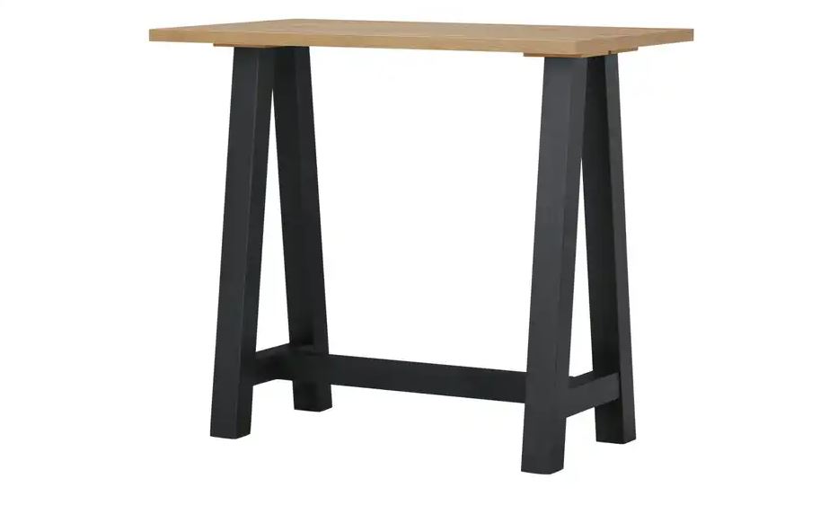 Bar-System bárasztal, feketeacél színű A-lábbal, 70x105x120 cm