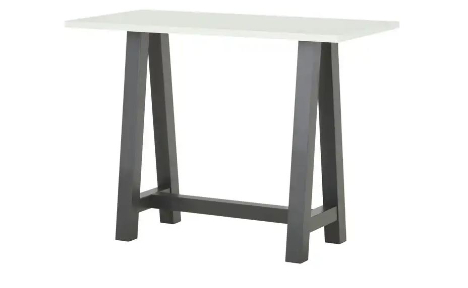 Bar-System bárasztal, feketeacél színű A-lábbal, 70x105x120 cm