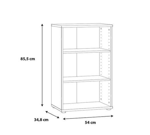 Tampa polcos szekrény 54x86x35 cm