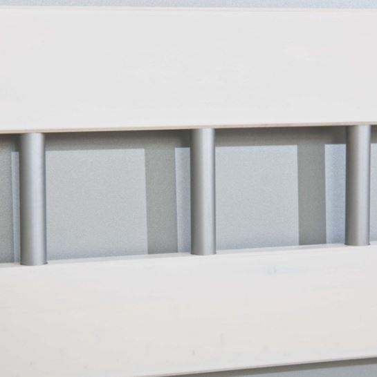 Tanja ágykeret, fehér fenyő, 140x200 cm