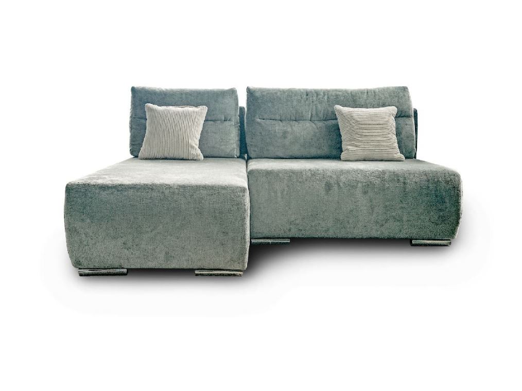 Verona sarokkanapé karfa nélkül, menta zöld, 200x140 cm (D)
