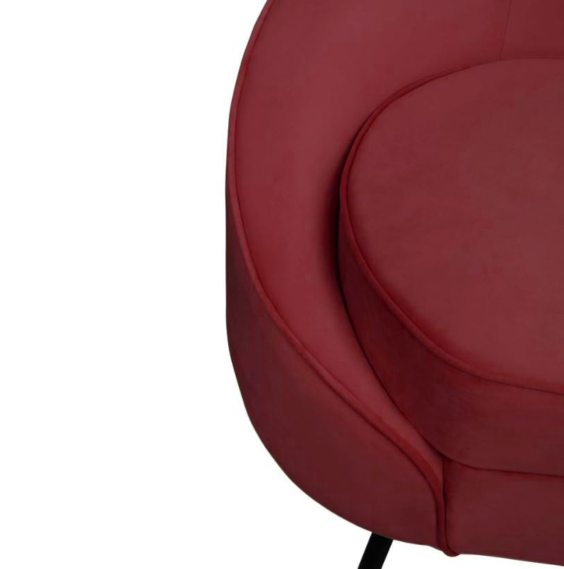 Range kanapé, Wine red, 178x80x79 cm 