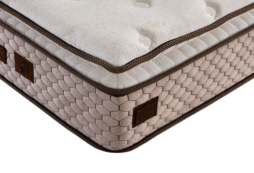Magnólia boxspring ágyszett (ágyneműtartós ágy matraccal), bézs, 120x200 cm