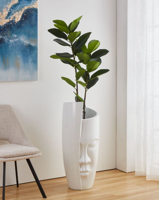 421111 TSU padlóváza (fehér arc), 90 cm