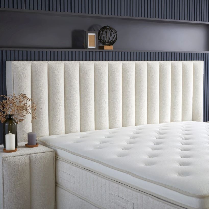 Pure boxspring franciaágy szett (ágyneműtartóval, matraccal) fehér, 160x200cm
