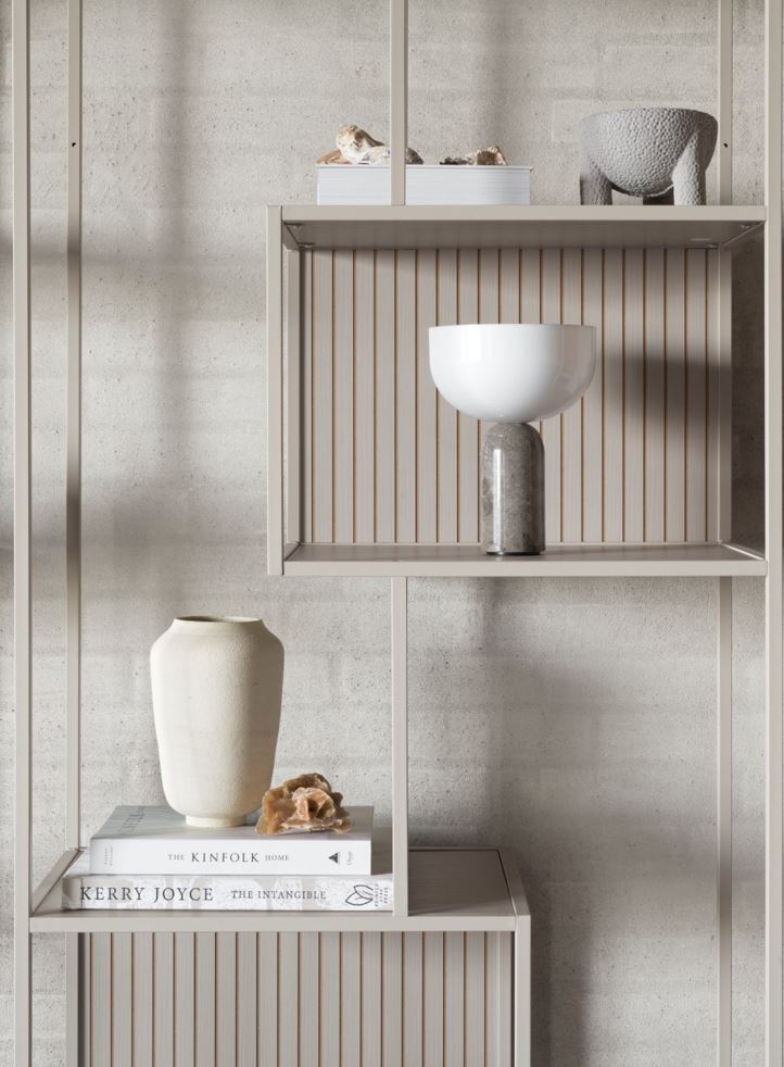 Ocean magas állópolc, kasmír, 77x185x35 cm