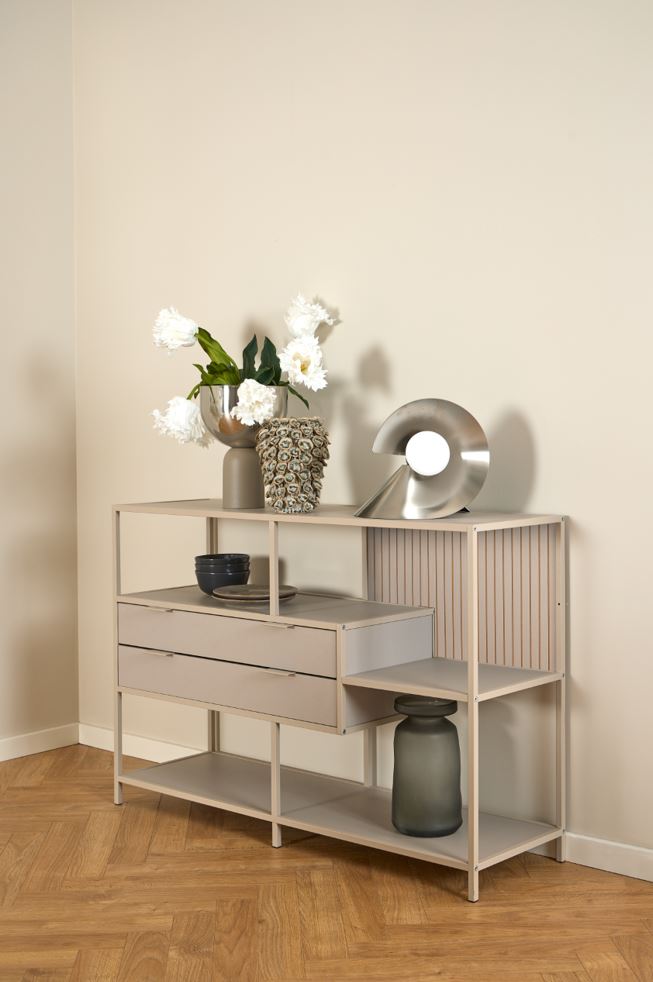 Ocean polc fiókkal, kasmír, 114x78x35 cm