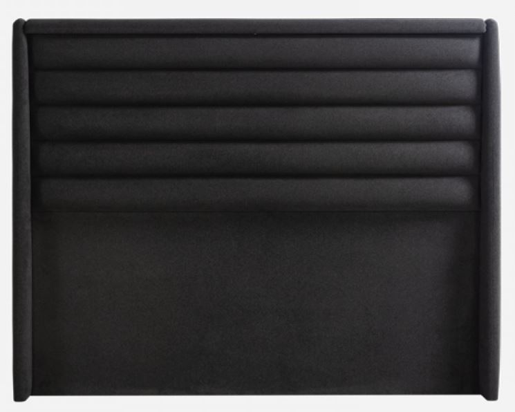 Havanna Boxspring ágyszett világítással (ágyneműtartós ágy matraccal), antracit, 180x200 cm