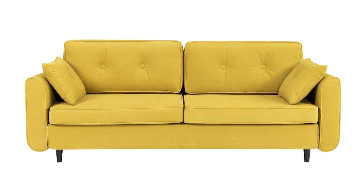 Sinki HR LUX kanapé, sárga szövet