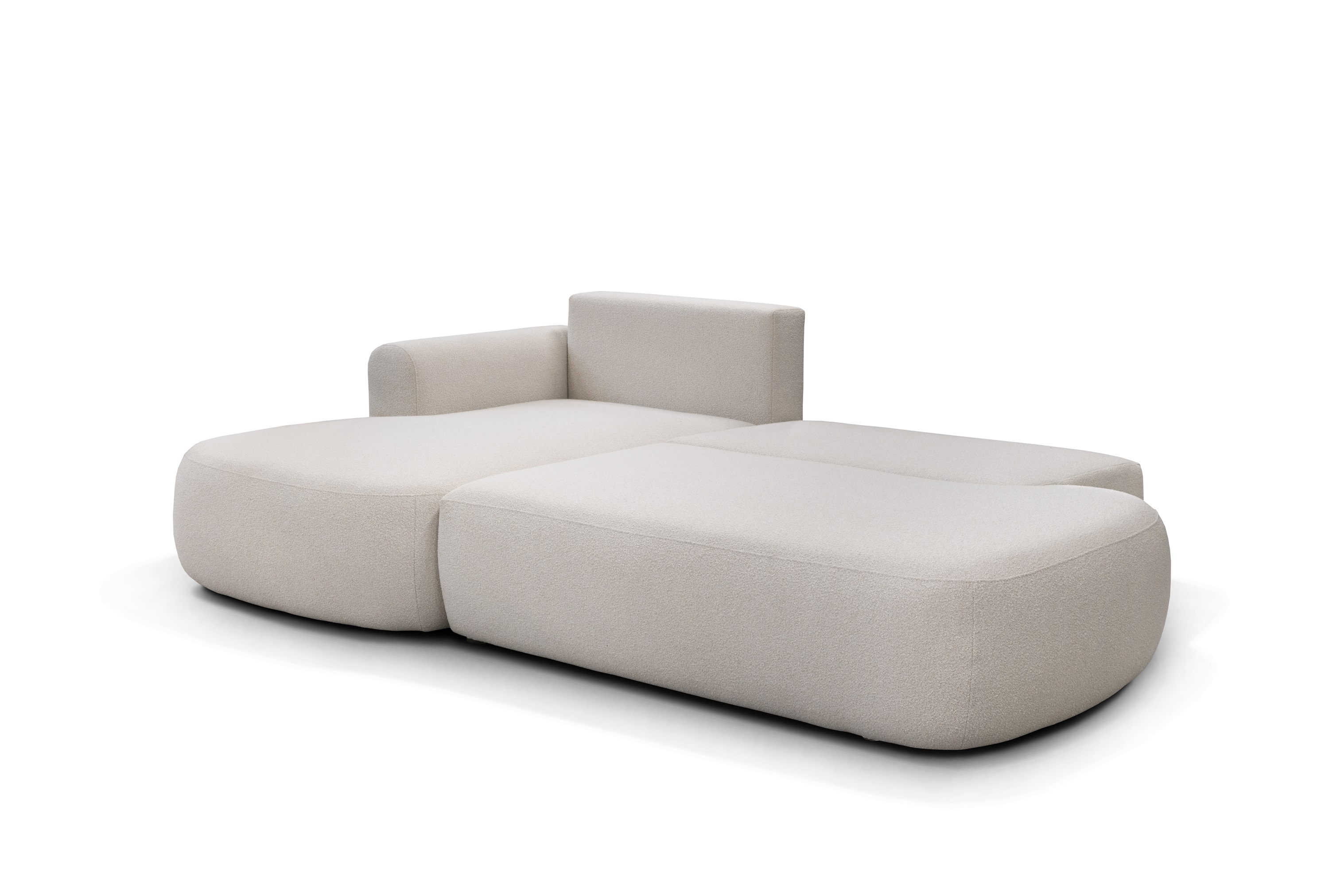 Astra sarokgarnitúra, balos, beige, 286 x 175 x 91 cm