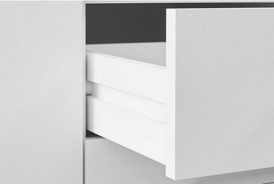 Karl-Special szekrény, 3 ajtós, 2fiókos, 120x195x55cm (fehér szürke) "k"