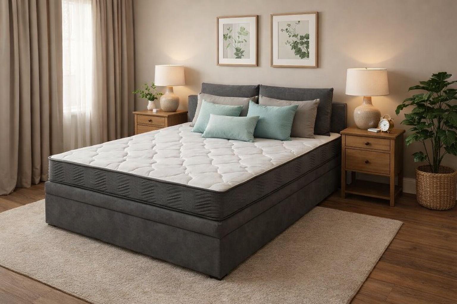 Dyna boxspring ágyneműtartós ágytest 160x200cm, "AK-ksz