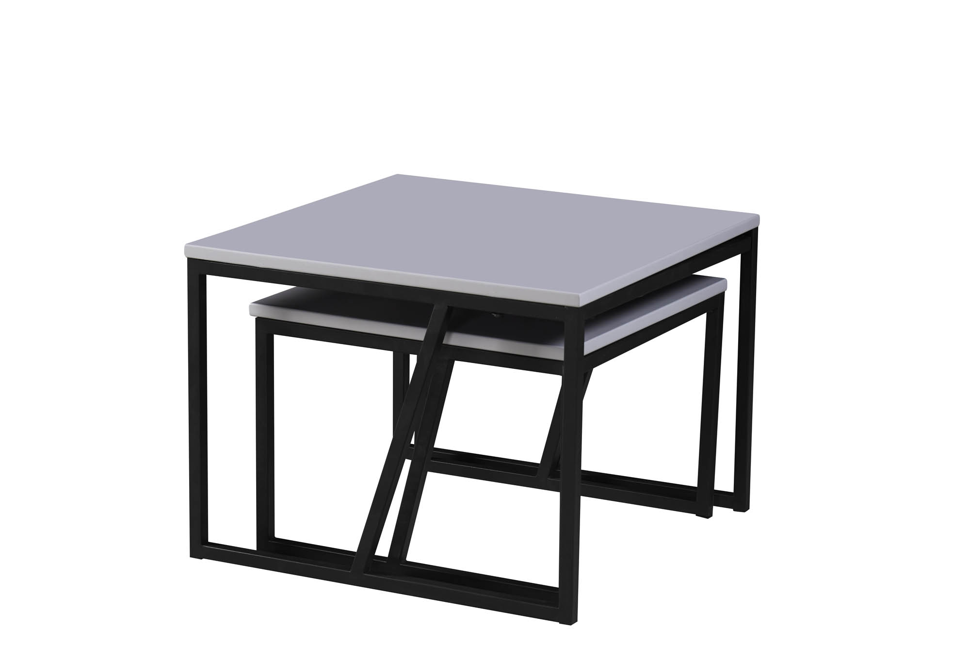 Latino dohányzó asztal 2-es szett, szürke