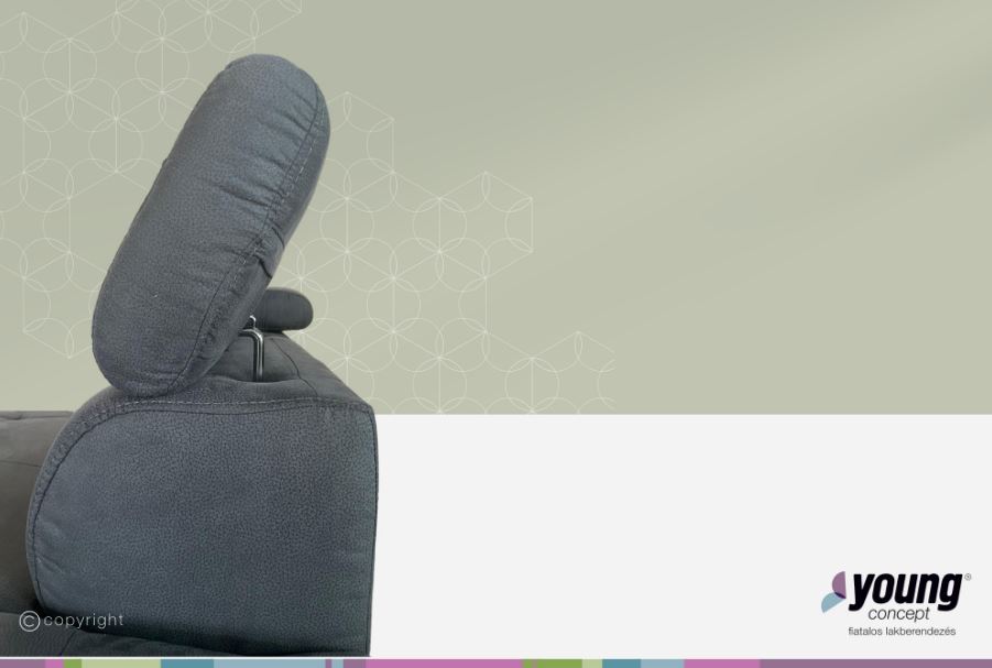 Mondello sarokgarnitúra,jobbos,soft rugalmas üléssel, Romario szürke, 265x230 cm