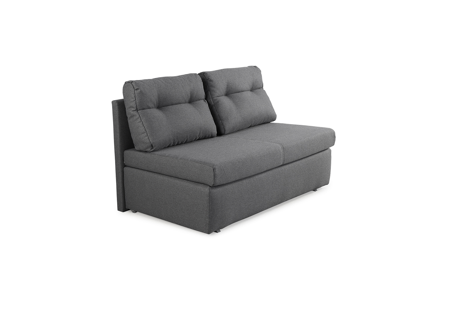 Slim kanapé, szürke, 136cm