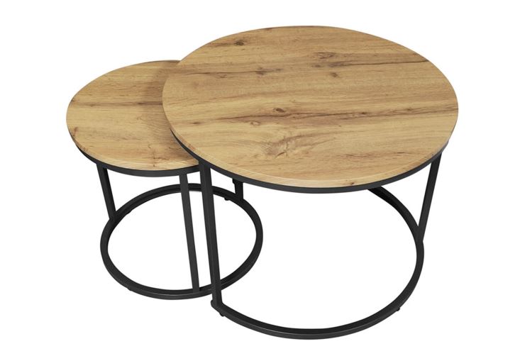 Lecce dohányzóasztal szett, Artisan tölgy