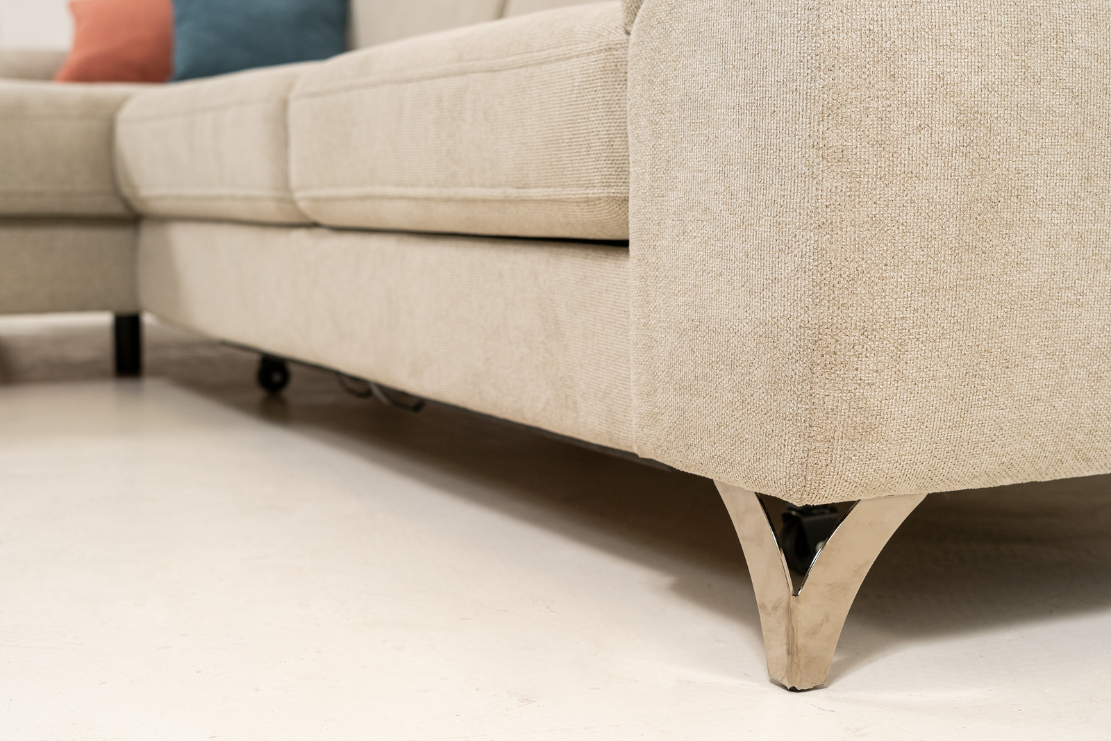 Borneo sarokgarnitúra,balos beige (Colorado I.), 294x170 cm