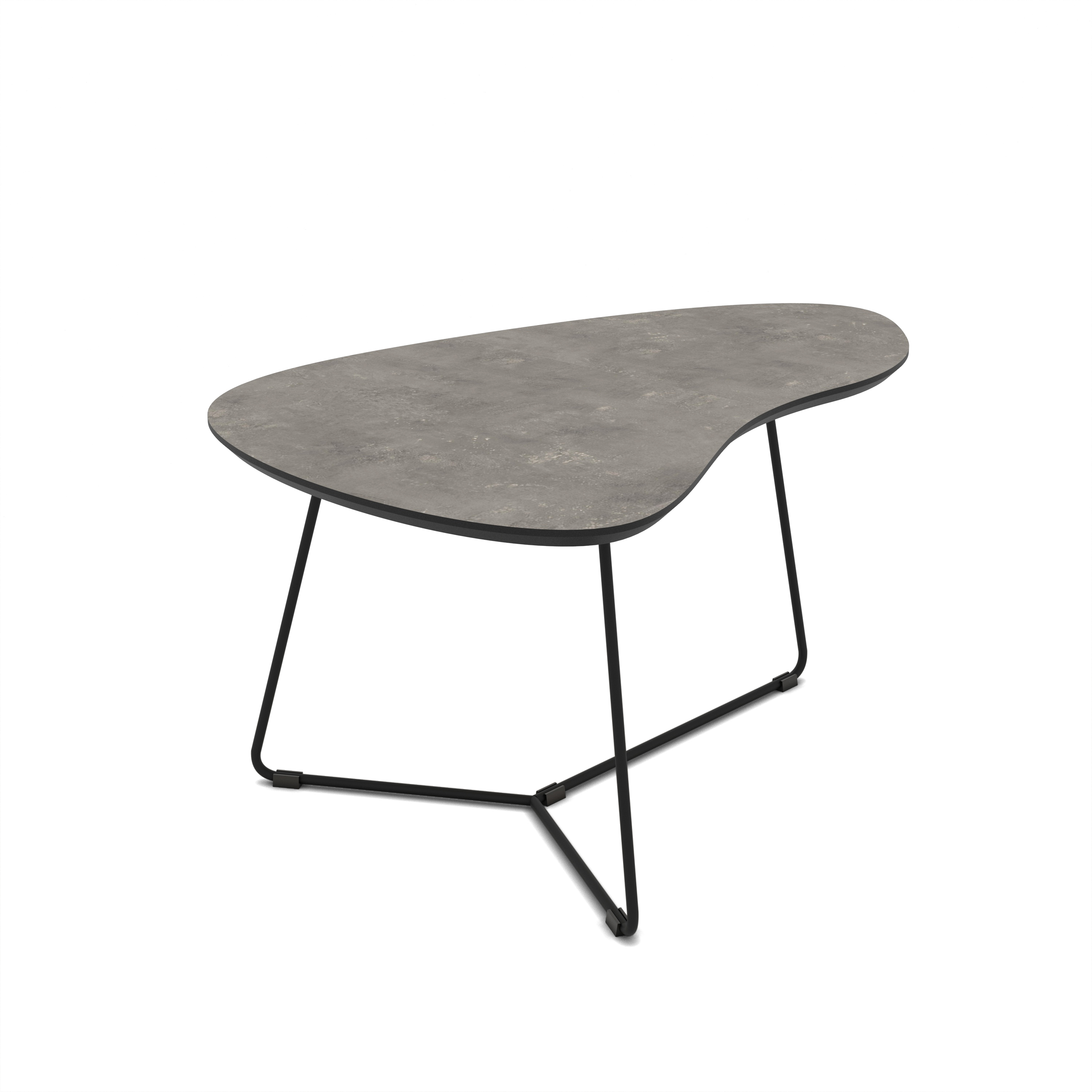 Nova dohányzóasztal szett, sötét beton hatású