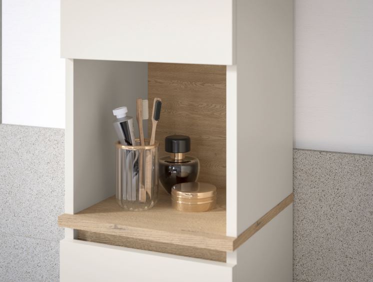 Luton fürdőszoba összeállítás - 4 elemes szett, kasmír