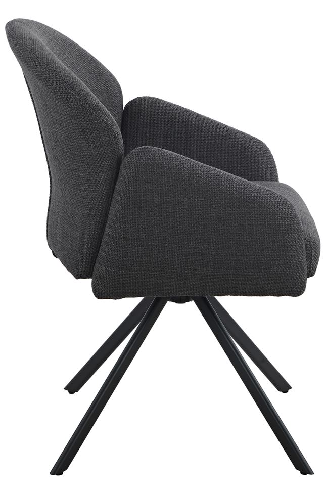 Colors karfás szék, kifordulós, antracit/antracit láb