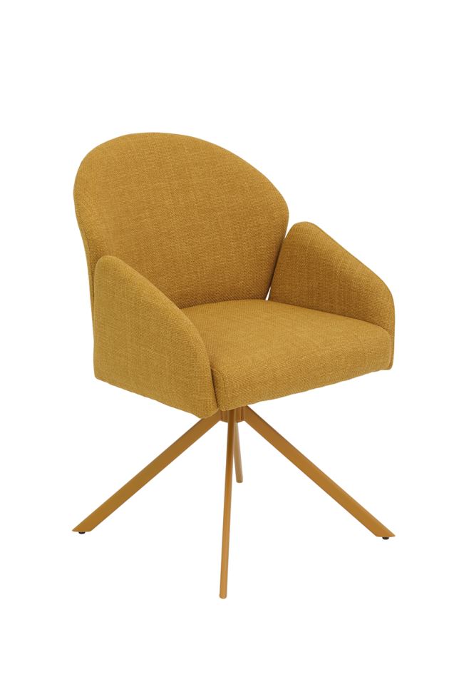 Colors karfás szék, kifordulós, curry/curry láb