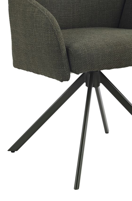 Colors karfás szék, kifordulós, zöld/zöld láb