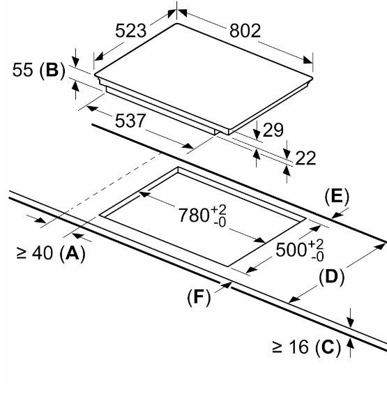 Bosch PIV845FB1E Indukciós főzőlap "k"