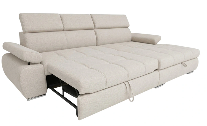 Voluto sarokgarnitúra, balos, beige, 294x174cm
