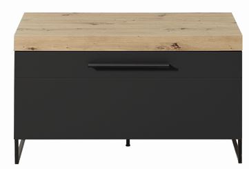 LOFT-GH30 TV-elem, Artisan tölgy / matt grafit, 96x55x44 cm