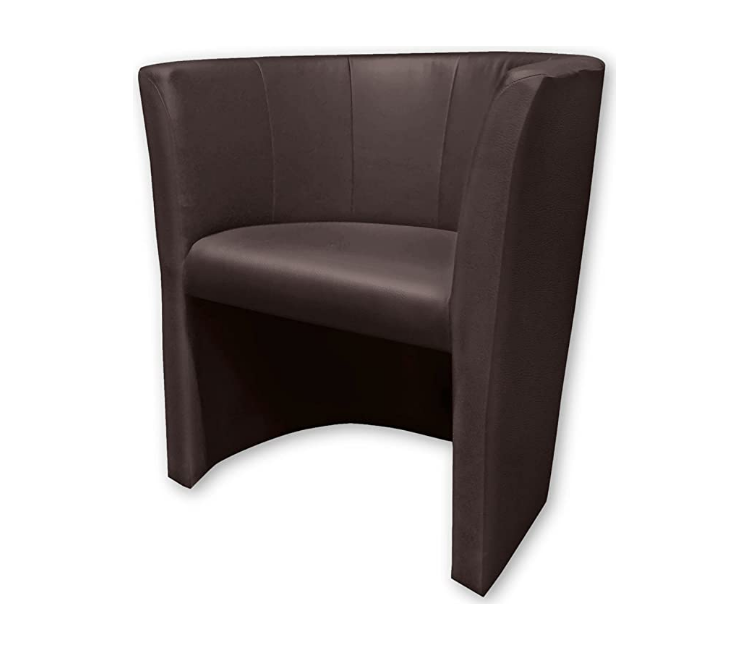 Kip fotel barna textilbőr, 68x76x60 cm"k"