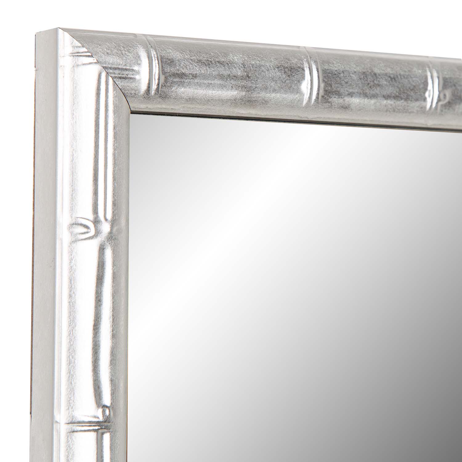 69913012 EDDA tükör, ezüst, 35x125 cm"k"