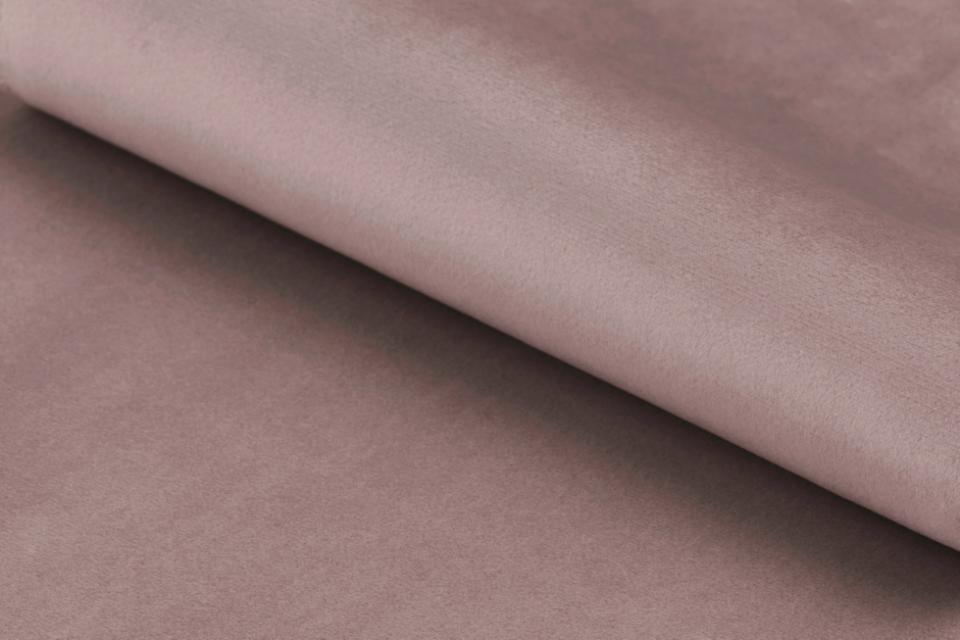 Charlietown fotel, rózsaszín dusty rose bársony "ki"