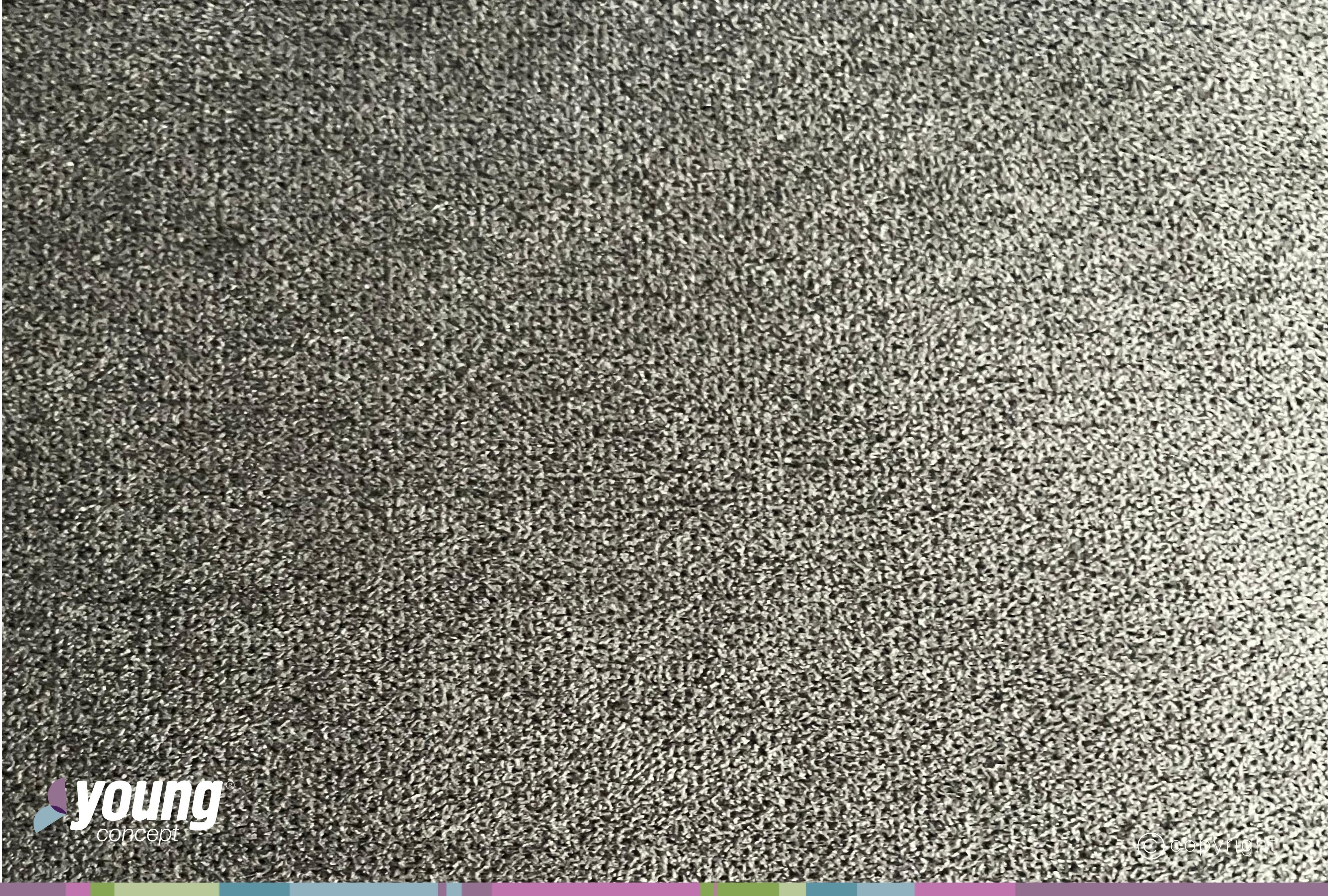 Santiago sarokgarnitúra antracitszürke, spriccelt nagypárna,  235x165x90 cm
