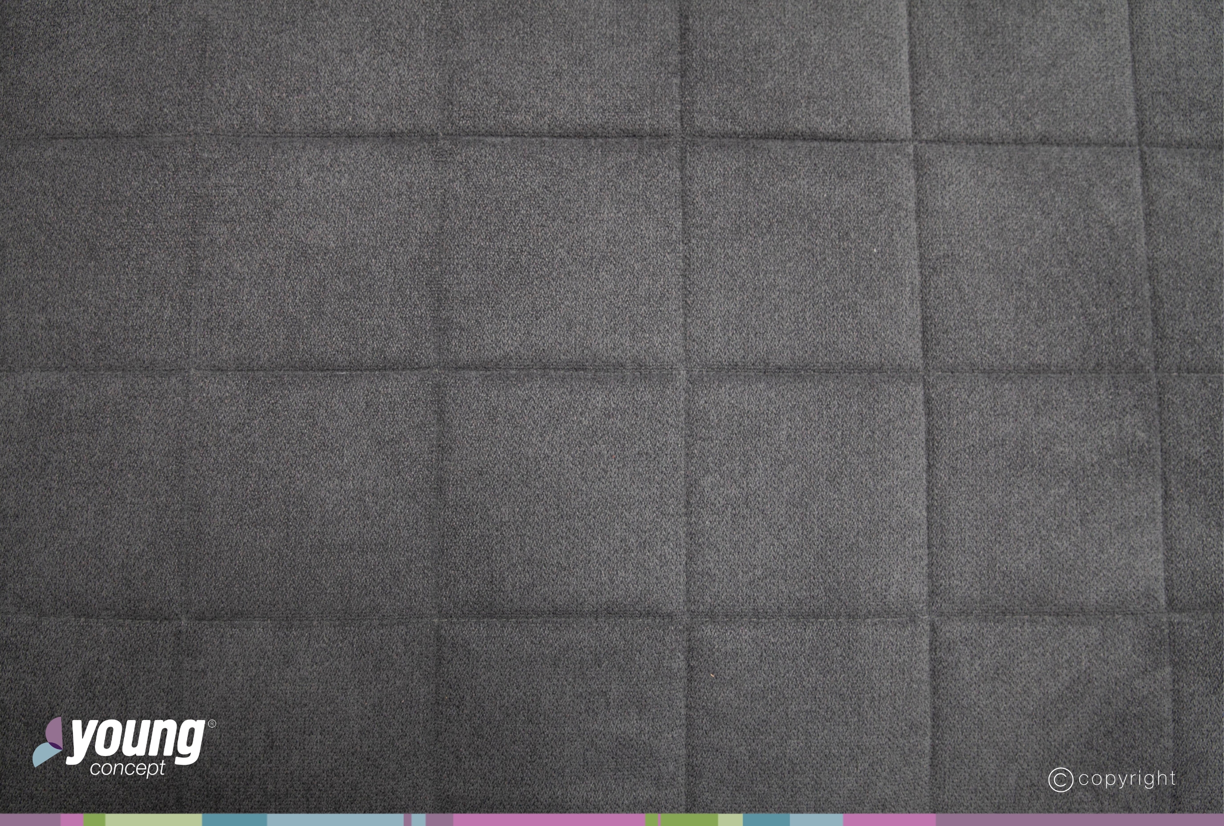 Varia sarokgarnitúra, széles lábtartóval,grafitszürke, 290x180 cm