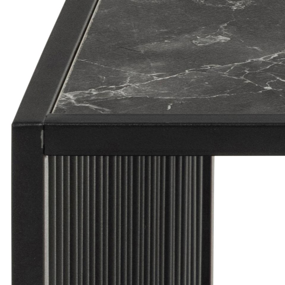 Strington Quadrat dohányzóasztal, füstüveg, 80x80x40cm