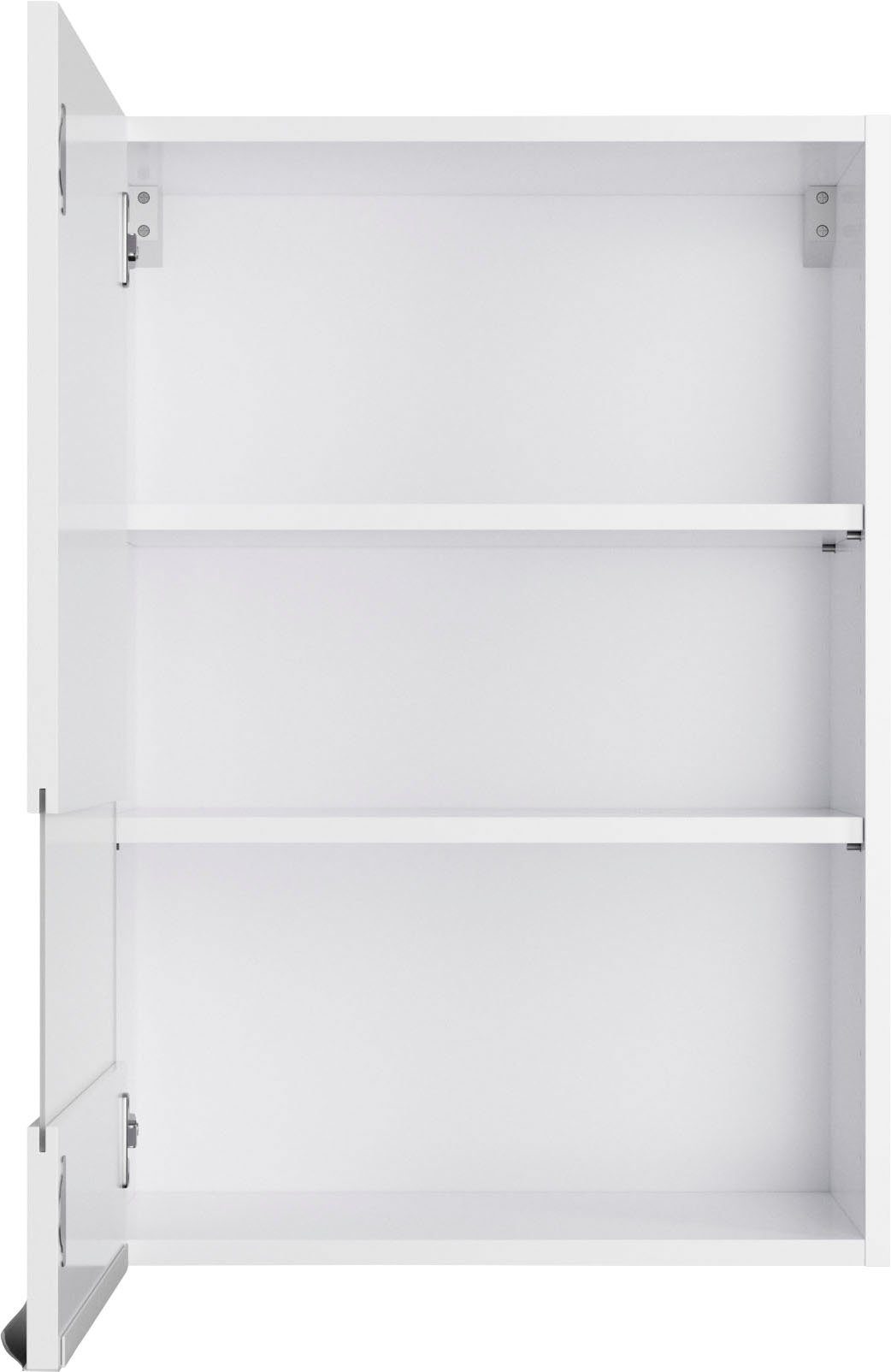 Arvid OGMH556-8 50-es fehér konyhai felső szekrény üveges