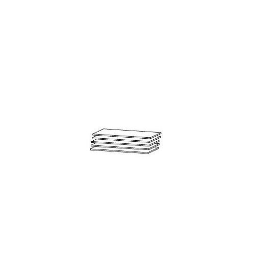 9675-A0033 5db-os belső polc szett, 88x1,6x45 cm
