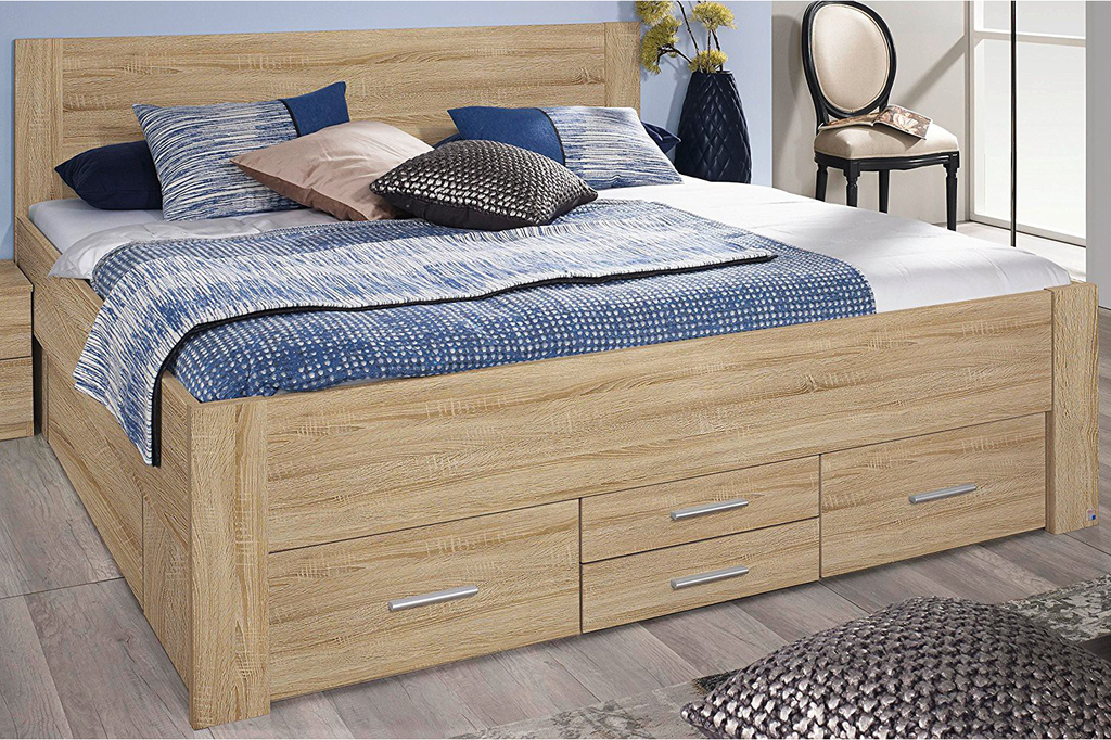 Ottawa 160x200cm franciaágy fiókszettel"k"