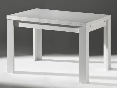 Arizona120 nyitható étkezőasztal, fehér, 120-176x78x80 cm"k"