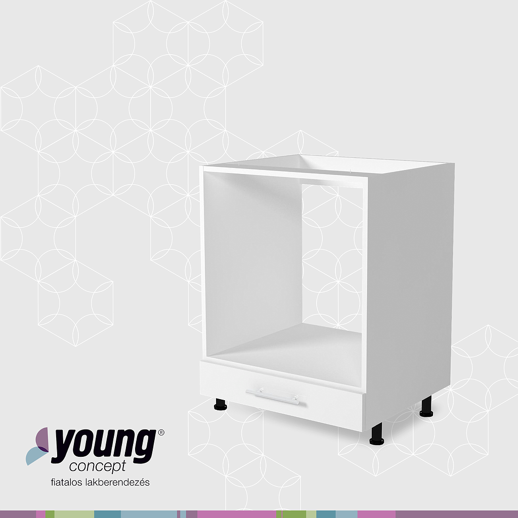 Bento DP-60/82 alsó sütős elem 60x82x52 cm