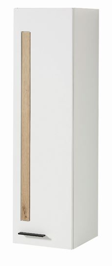 LOFT-WH13 felső elem, Artisan tölgy / matt fehér, 36x128x37 cm "k"