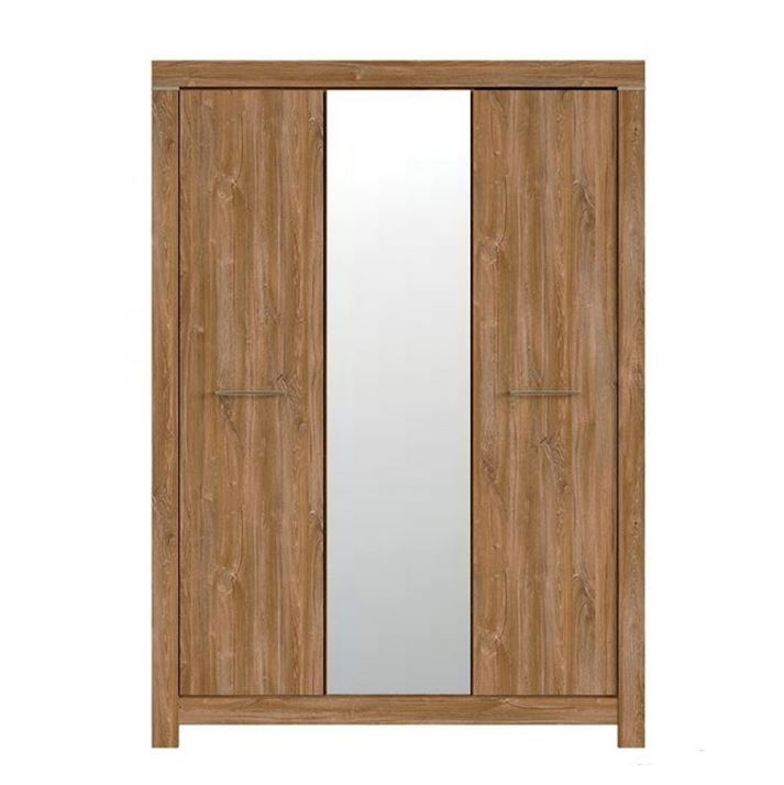 Gent 3 ajtós szekrény, tükörrel, stirling tögy, 167,5*220*56 cm